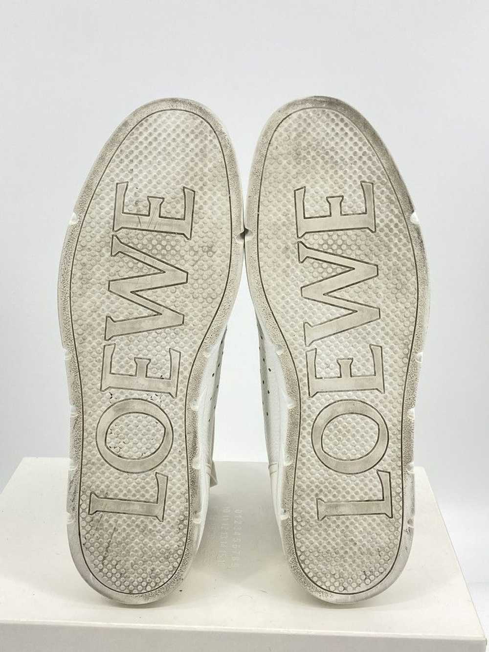 Loewe White Leather Sneakers - image 7