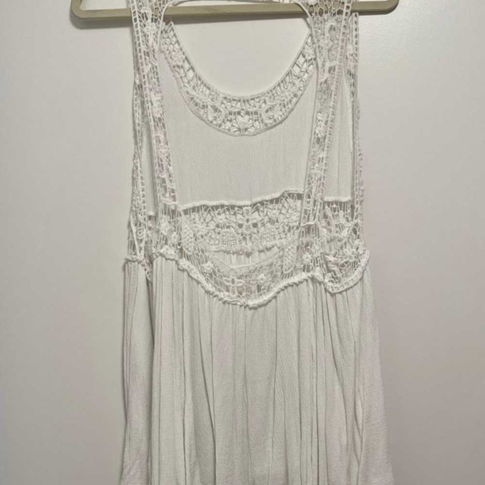 Surf Gypsy white beach mini dress - image 5