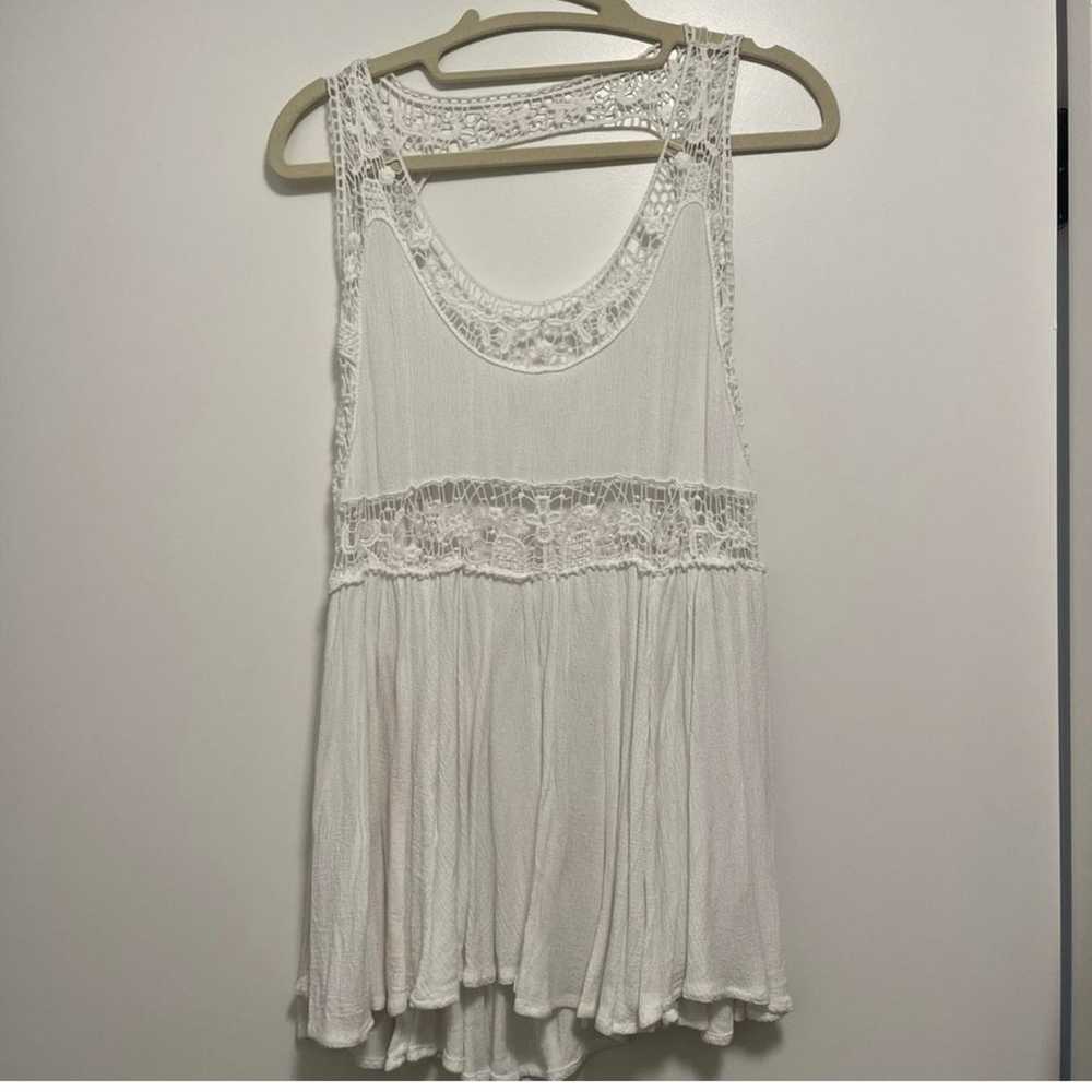 Surf Gypsy white beach mini dress - image 6