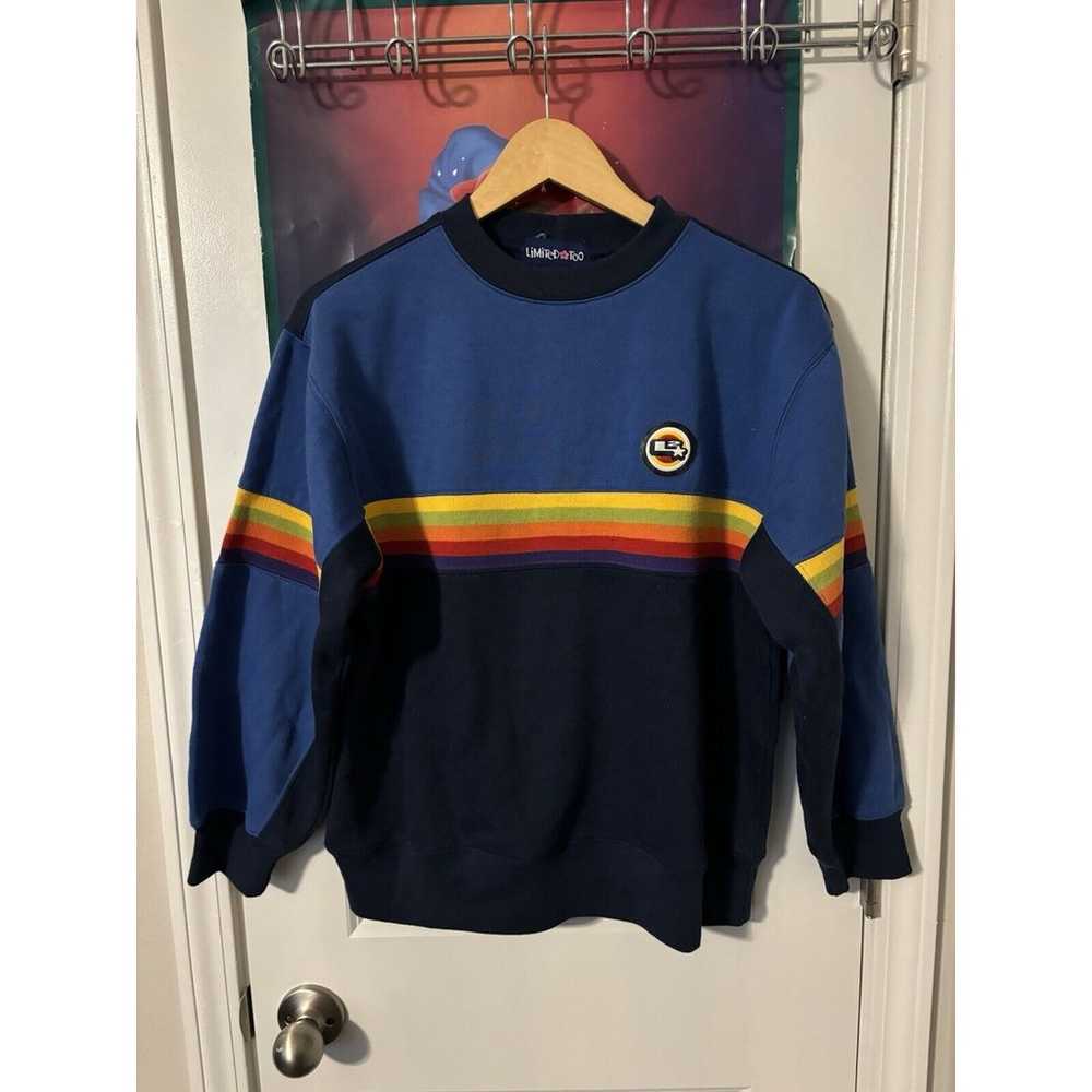 Vintage y2k limited too Crewneck blue Size 14/L - image 1