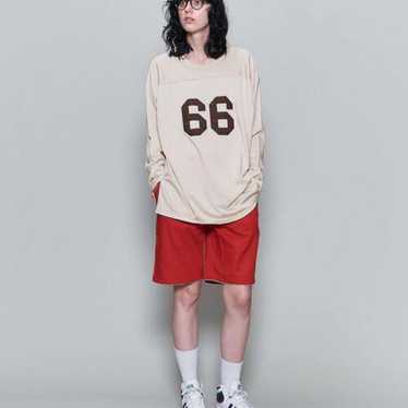 6 (ROKU) RAYON COTTON FOOT BALL T-SHIRT - image 1