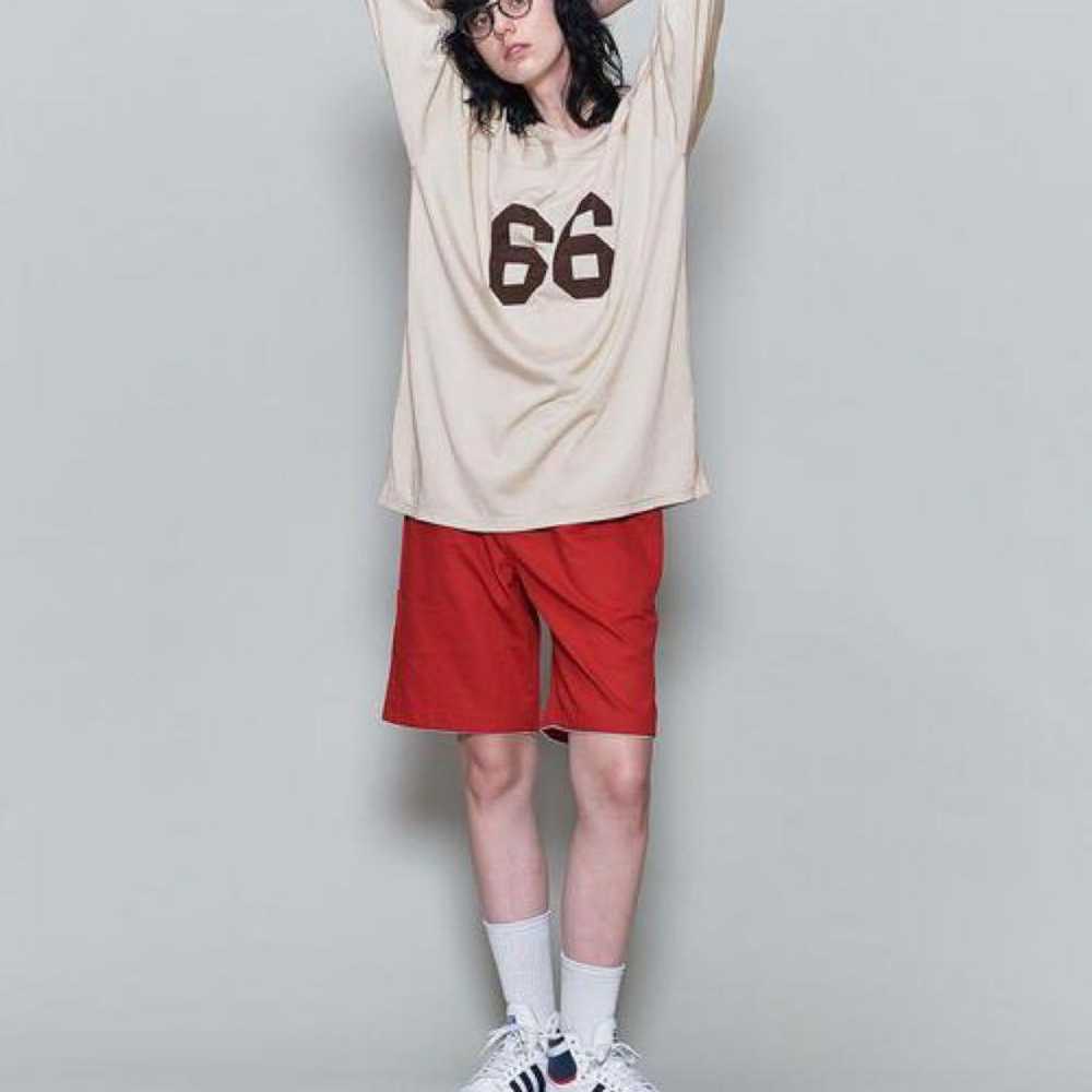 6 (ROKU) RAYON COTTON FOOT BALL T-SHIRT - image 8