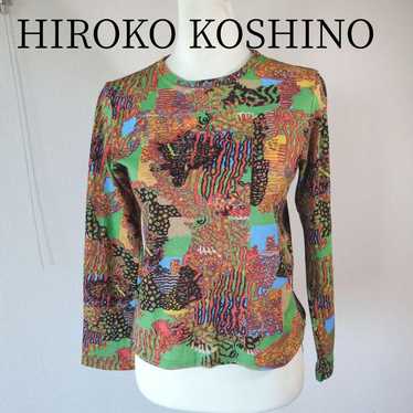 Hiroko Koshino Mesh Cut T-shirt Pop Art Made in J… - image 1