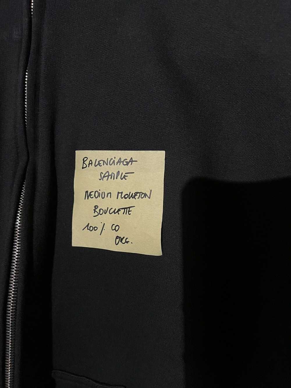 Balenciaga Balenciaga Sticky Note Zip Up Hoodie M… - image 5