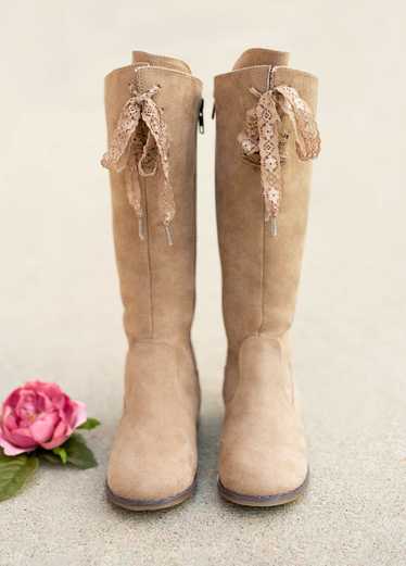 Joyfolie Lacey Boot in Dark Sand