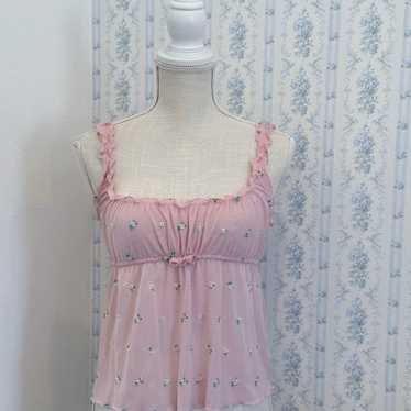 Vintage milk maid pink Victoria's Secret Camisole - image 1