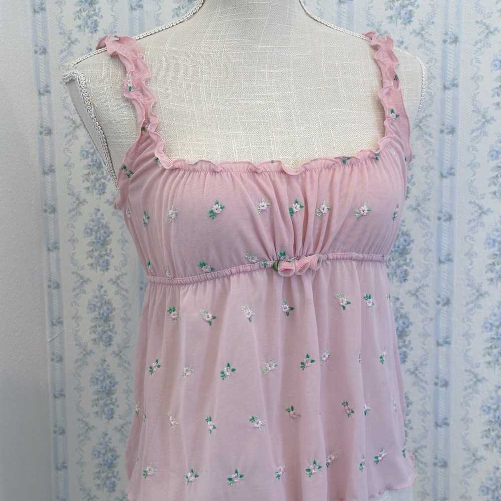 Vintage milk maid pink Victoria's Secret Camisole - image 2