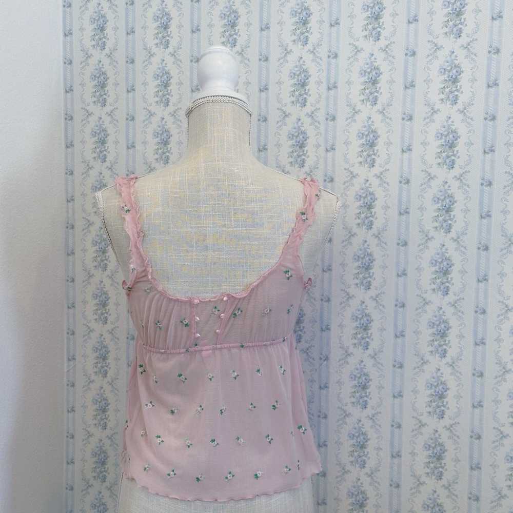 Vintage milk maid pink Victoria's Secret Camisole - image 3