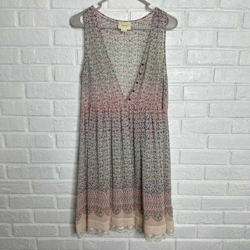 Maeve Anthropologie Violetta Rainbow Tunic Dress … - image 2