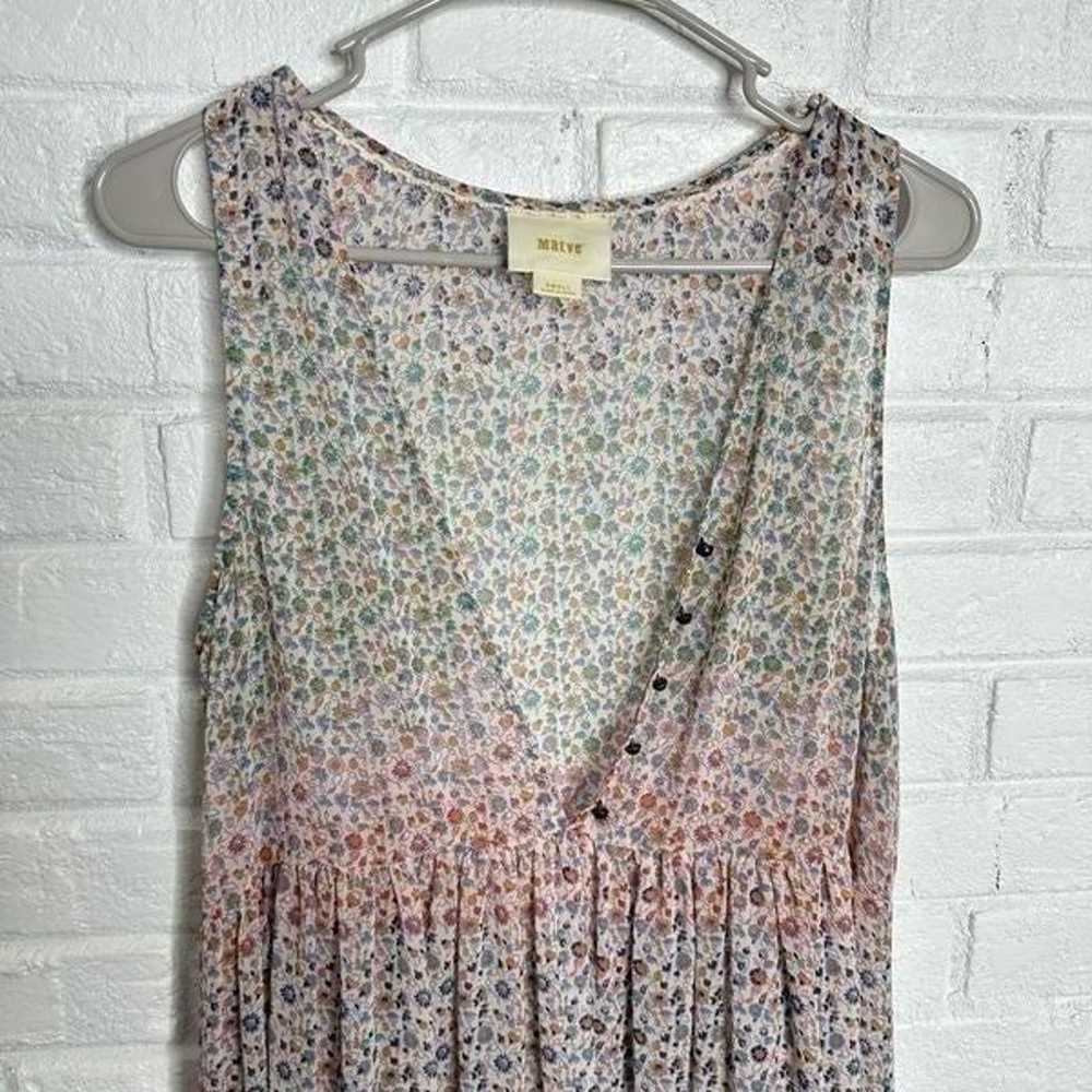 Maeve Anthropologie Violetta Rainbow Tunic Dress … - image 3