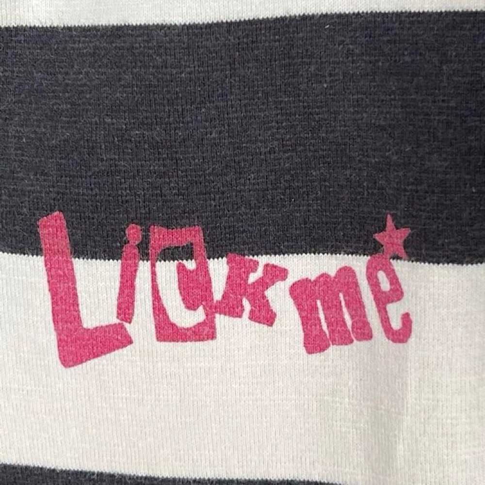 Hysteric Glamour LICK ME Print Border Seven-quart… - image 5