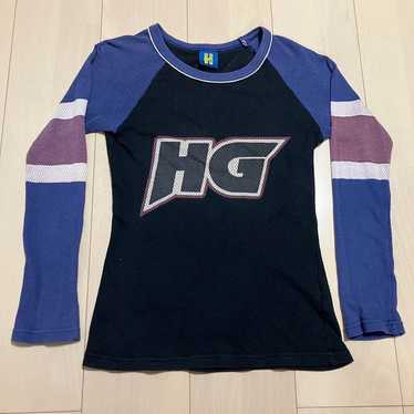 Initial tag: Hysteric Glamour Mesh Long T-Shirt - image 1