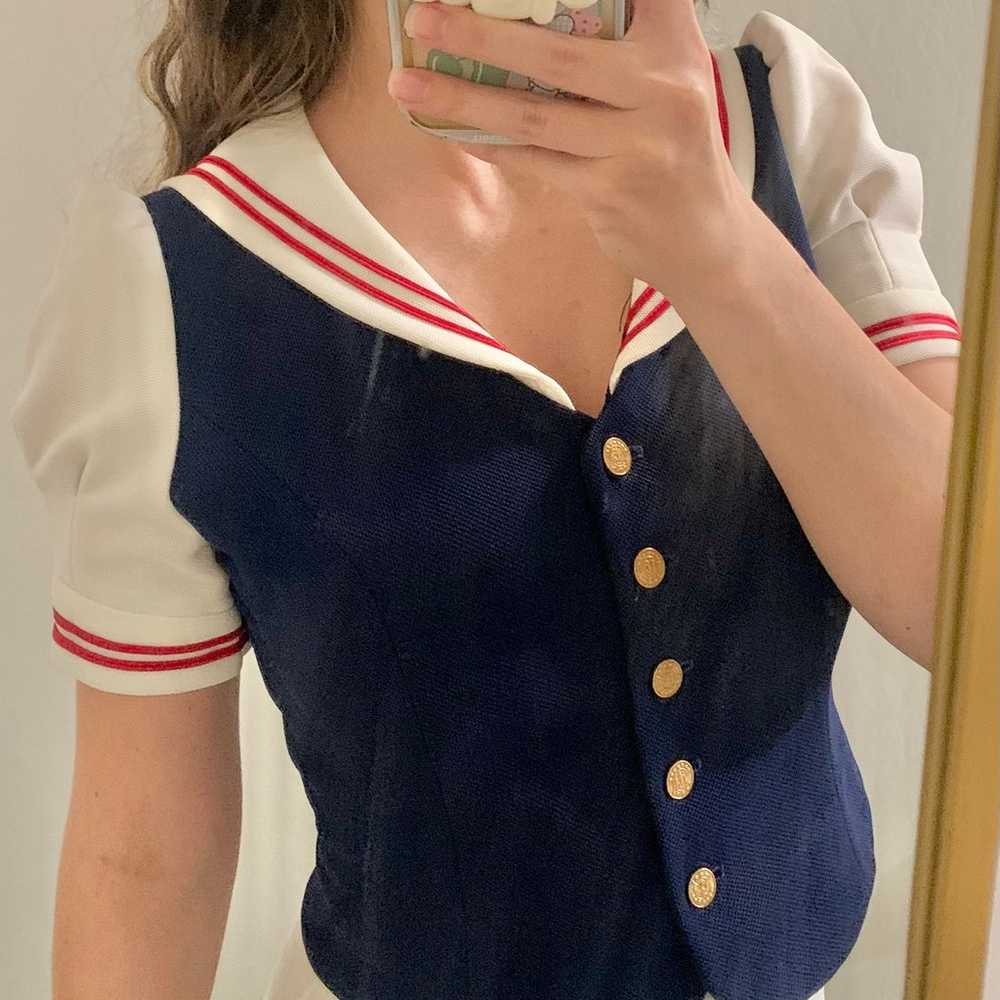 70s Handmade Sailor Outfit - image 3