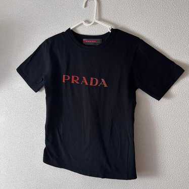 【関税込み】prada VINTAGE LOGO T-SHIRT T-shirt Prada Black size L International in Polyester - 36958878