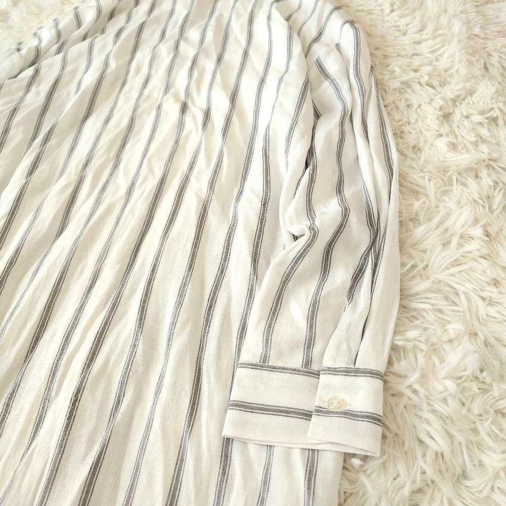 953 Kershans Shirt One-piece Stripe Long-sleeve O… - image 11