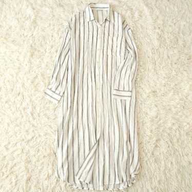 953 Kershans Shirt One-piece Stripe Long-sleeve O… - image 1