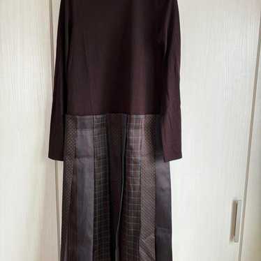 y + contact long sleeve dress - image 1