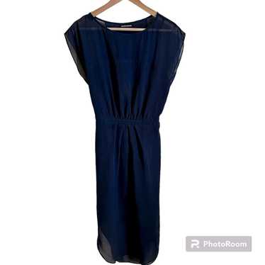 Warehouse women’s pencil dress uk size 10 navy