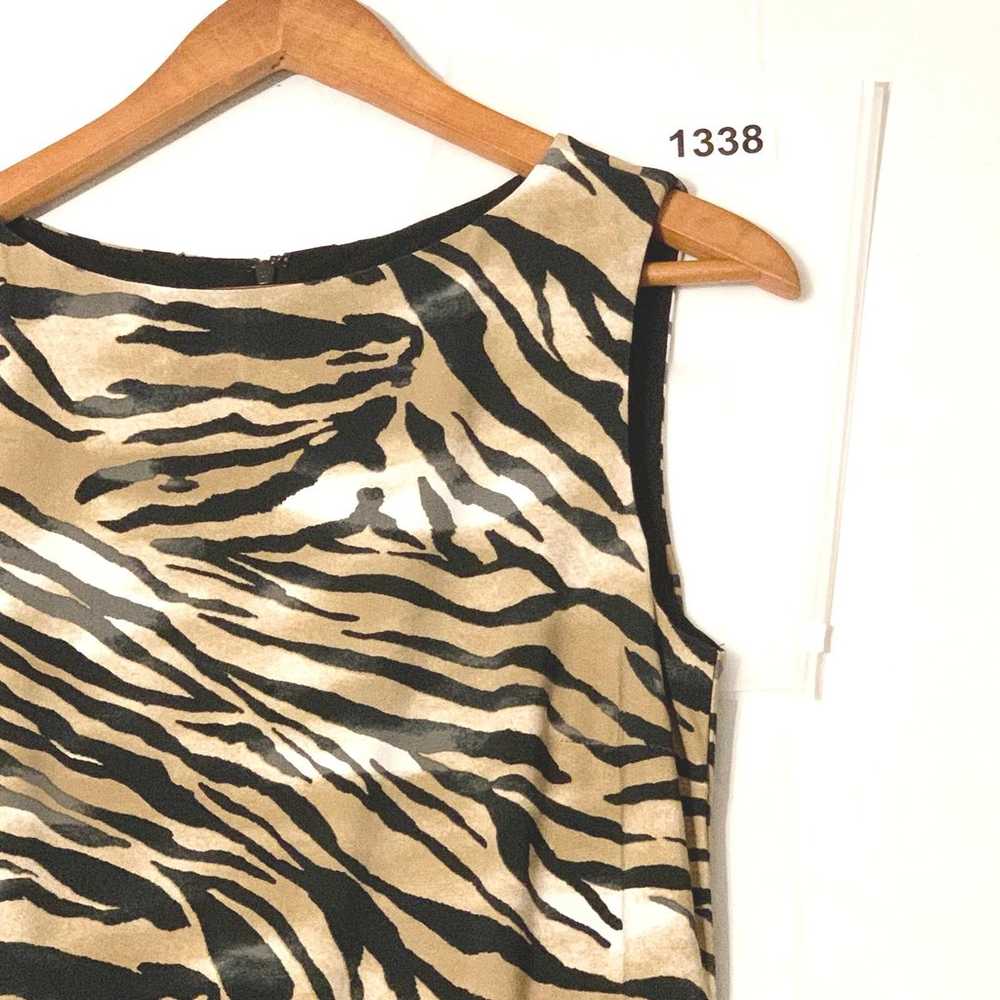 CACHE Womens Sleeveless Animal Print Floral Sheat… - image 10