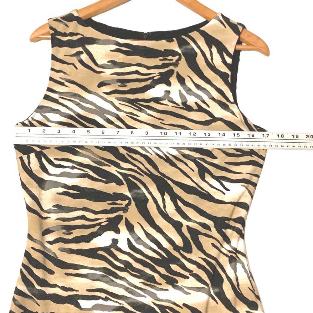 CACHE Womens Sleeveless Animal Print Floral Sheat… - image 5