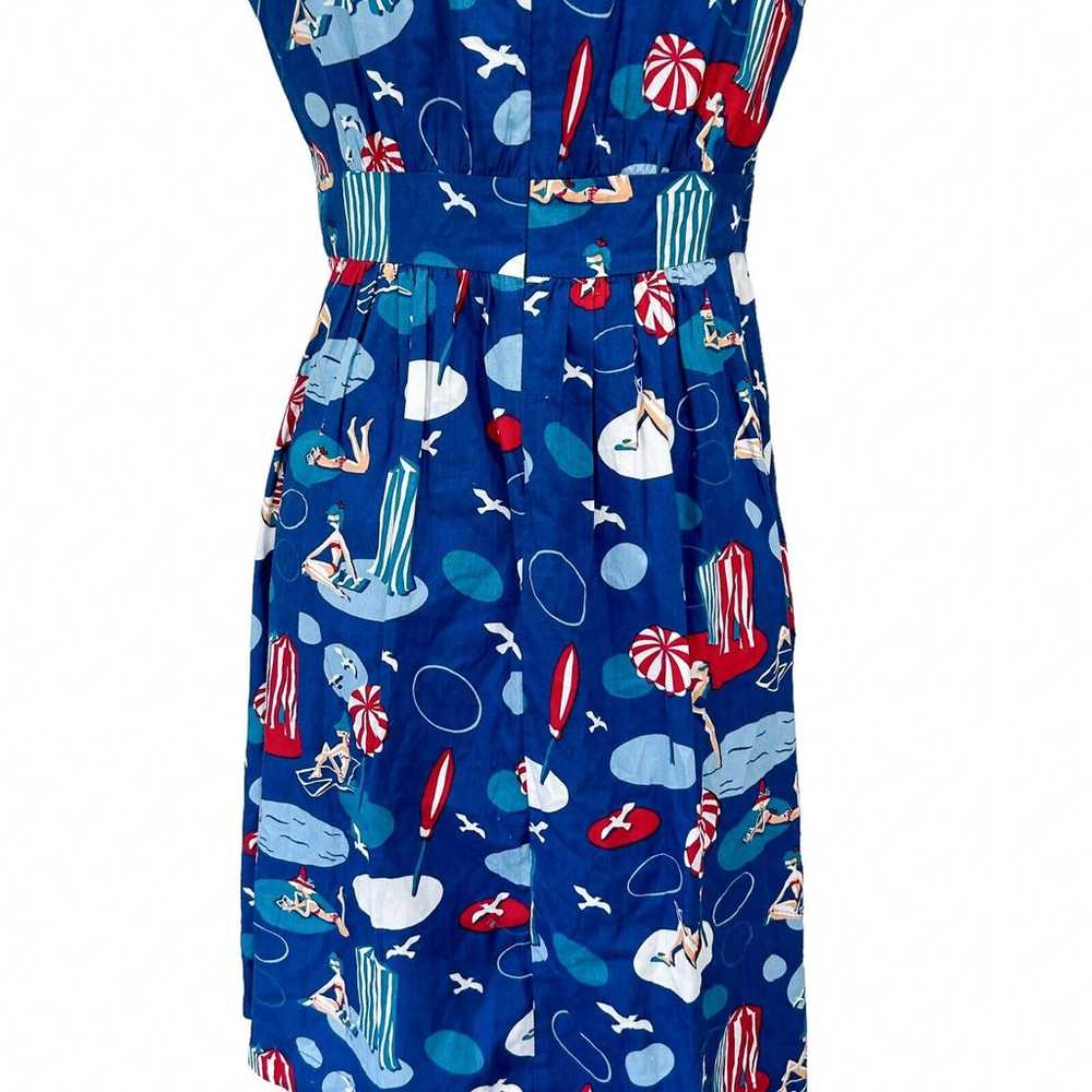 Emily and Fin Retro 50s Vintage Seaside Dress Siz… - image 2