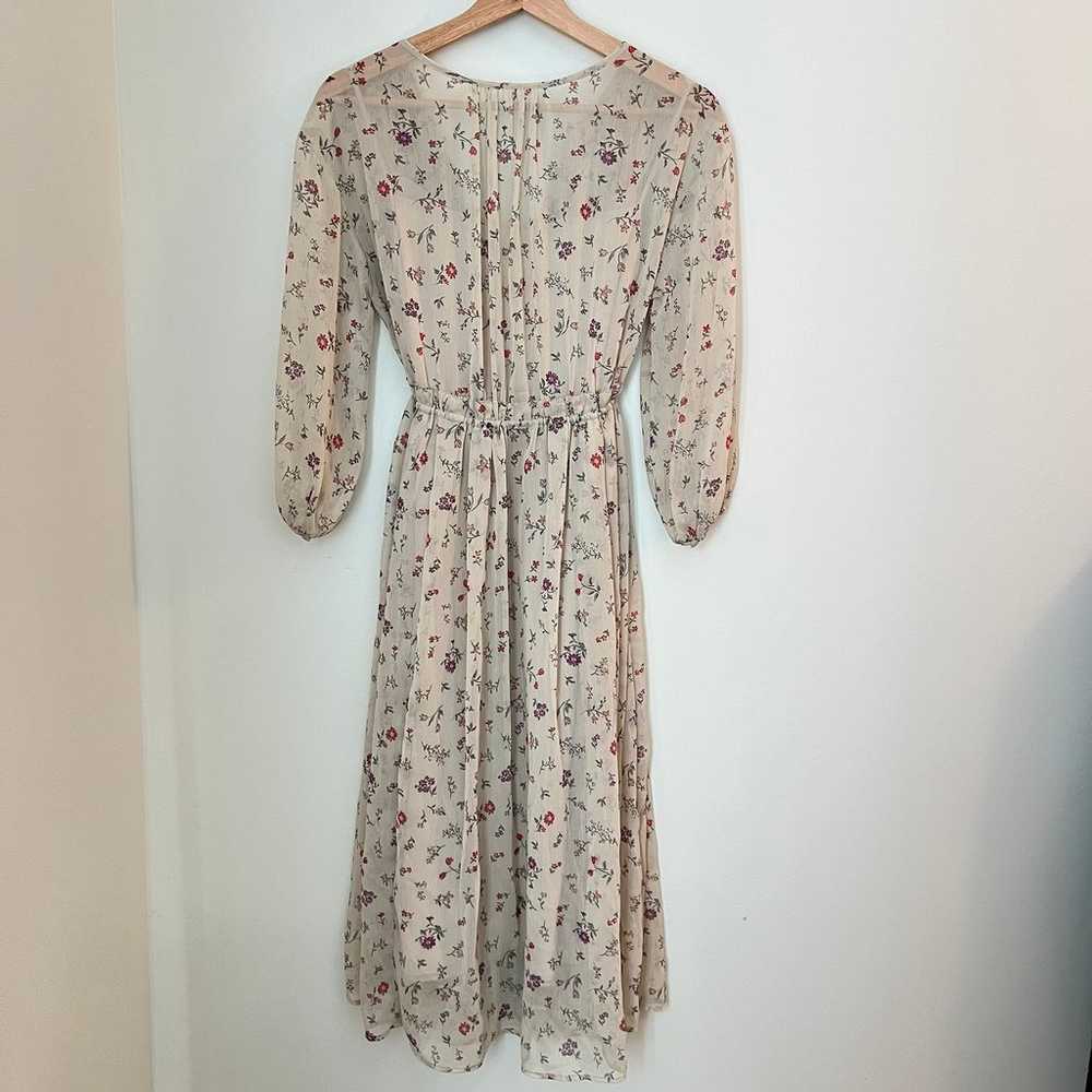 Two-layer floral dress - image 2