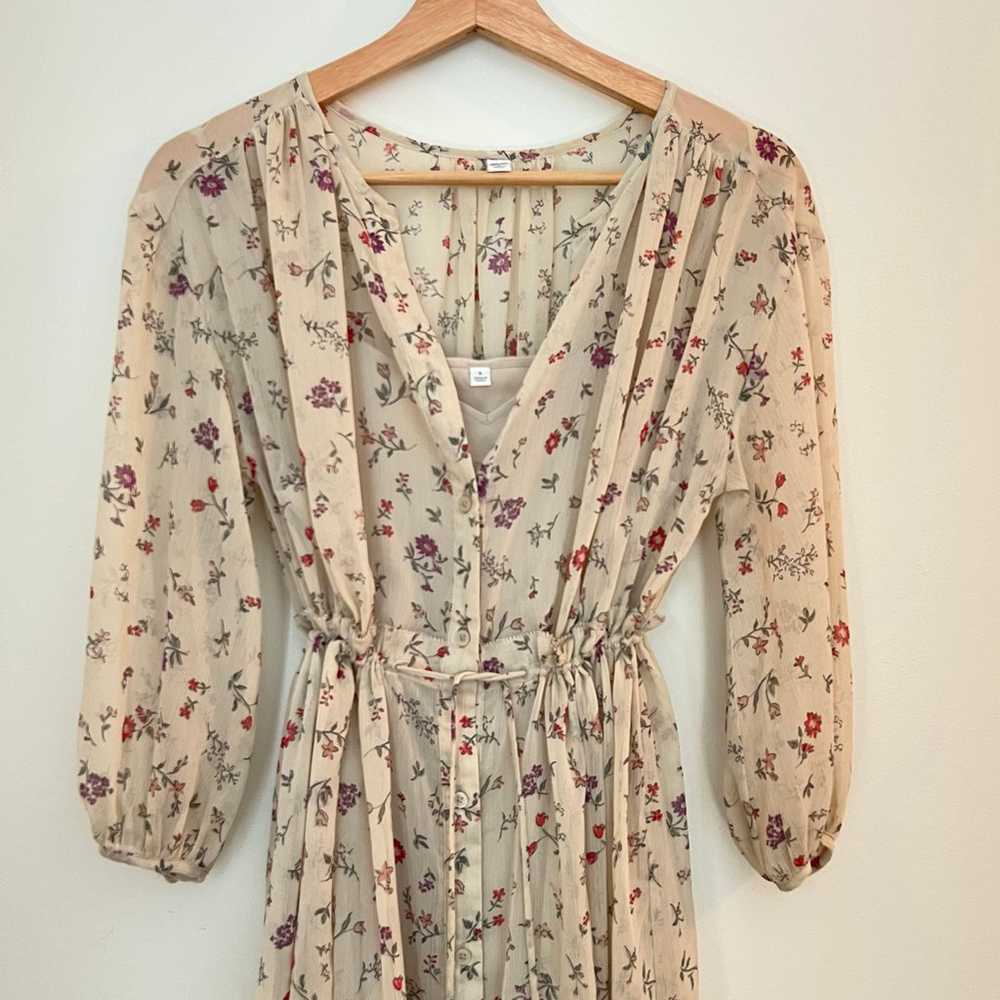 Two-layer floral dress - image 3