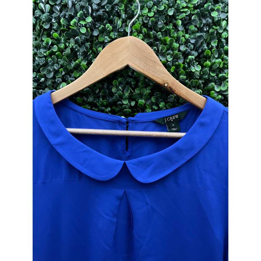 J. Crew Blue Dress Women’s Size 4 - image 3