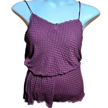 Purple Spaghetti Strap Romper Size Small