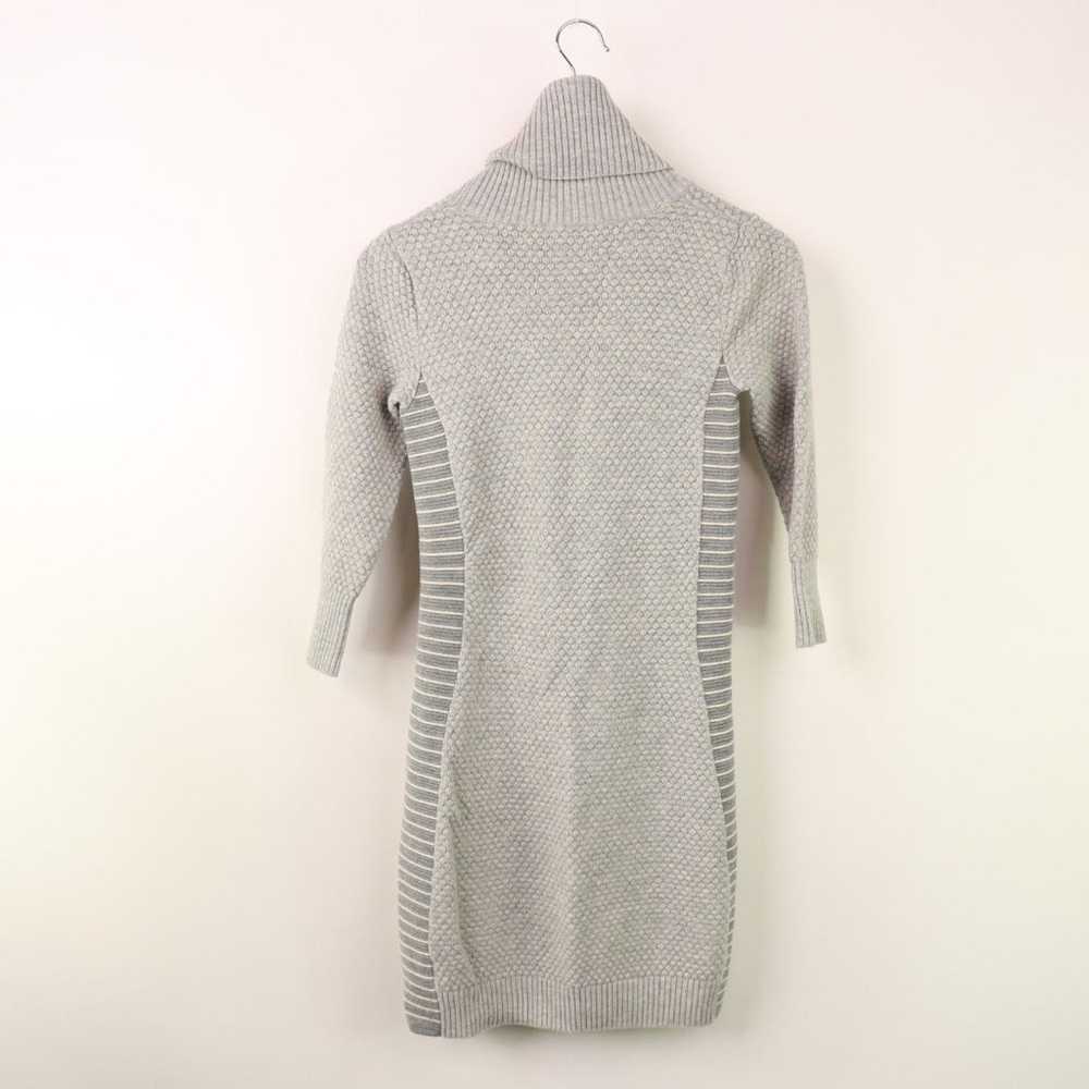 Athleta Spotlight Gray Merino Wool Sweater Dress S - image 4