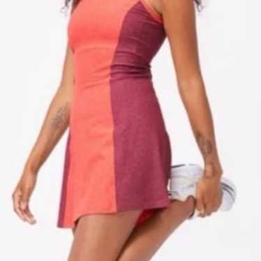 Outdoor Voices Athena exercise mini dress deals in poppy Shiraz size medium