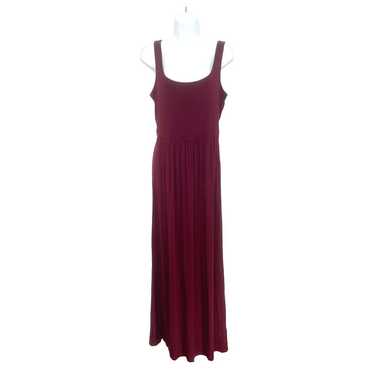 Daily Ritual Tank Maxi Dress Burgundy Medium - image 1