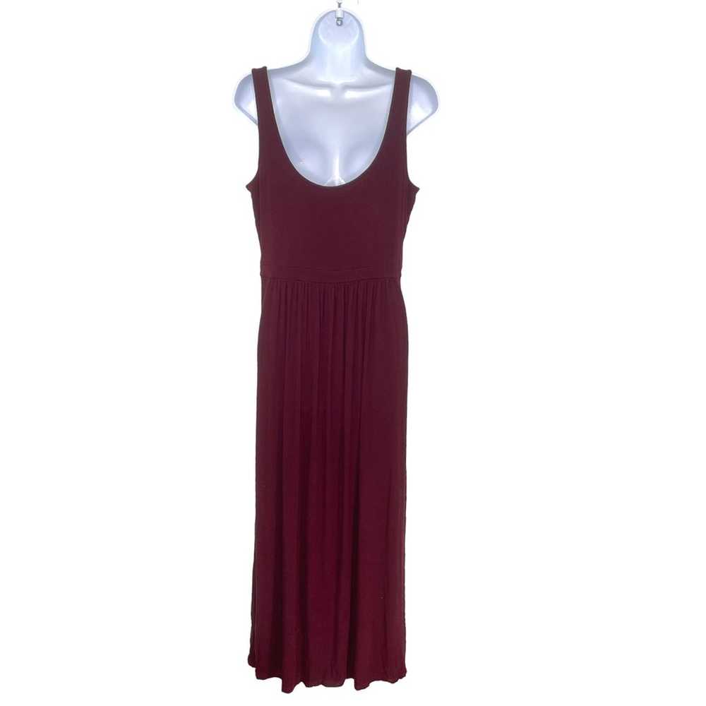 Daily Ritual Tank Maxi Dress Burgundy Medium - image 2