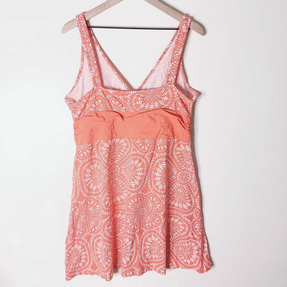 Patagonia Margo Coral Peach Sleeveless Tank Flora… - image 4