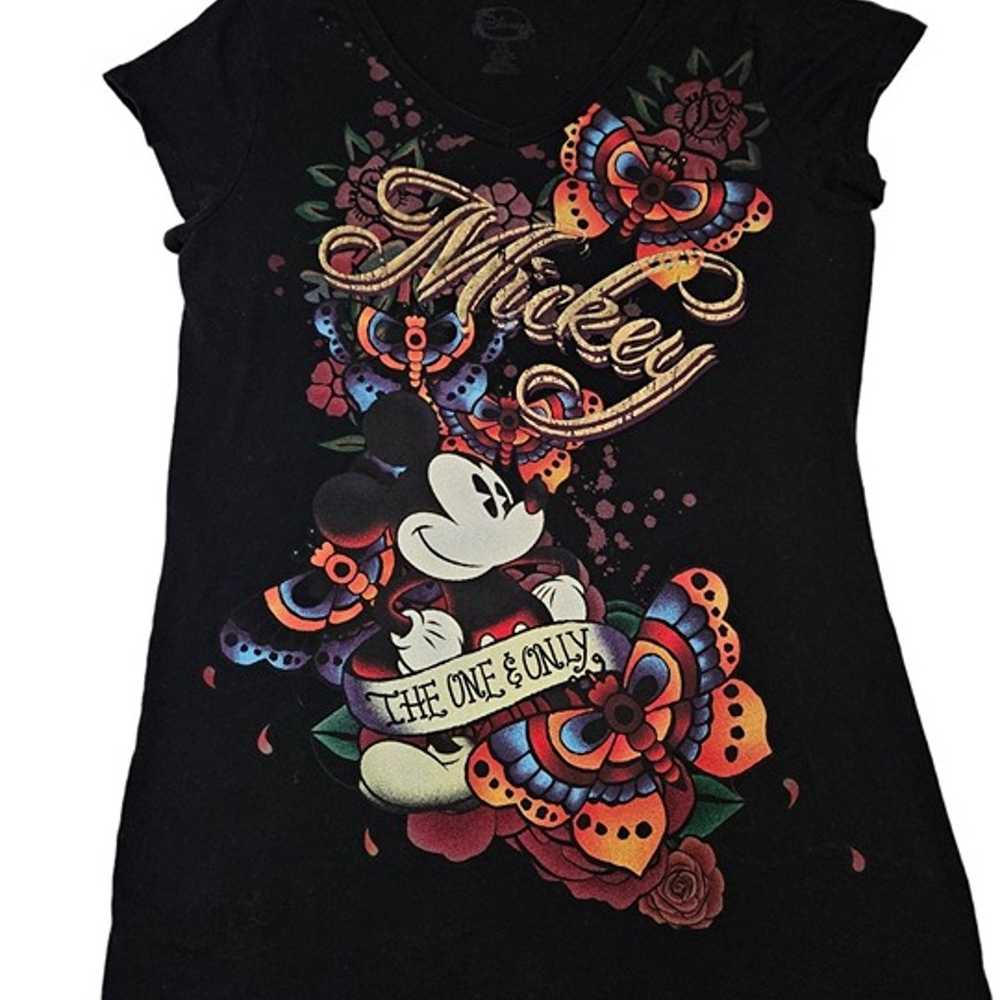 Disney Mickey Mouse Tattoo Tee-Shirt Mini Dress S… - image 10