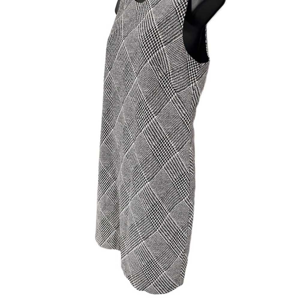 Banana Republic Dress Plaid Shift Dress Gray, Bla… - image 5