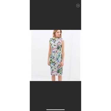 Zara floral pencil dress - image 1