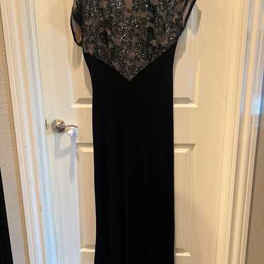 Vintage Jeffrey sold & Dara Evenings Black Glittery Gown