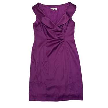 Women’s Evan Picone Satin Dress, Purple, size 14 - image 1