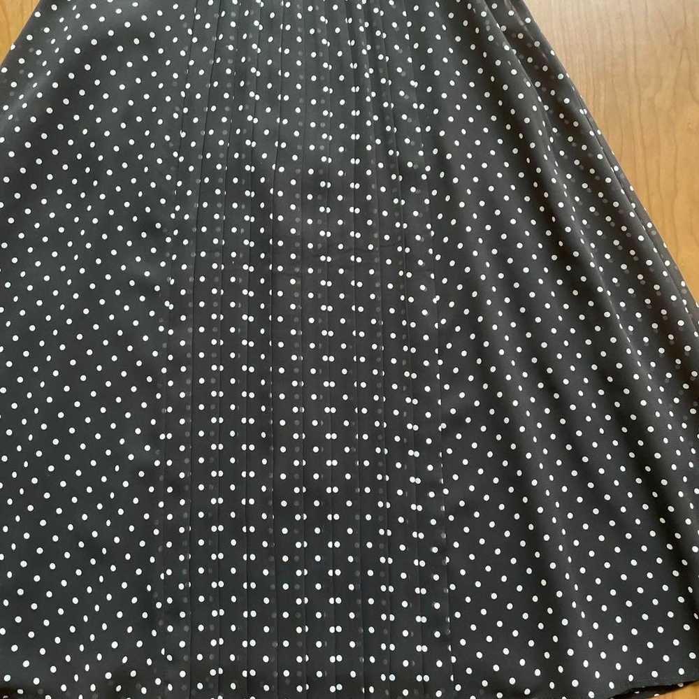 ANAYI Anaï Black Polka Dot Pattern Short Sleeve K… - image 5