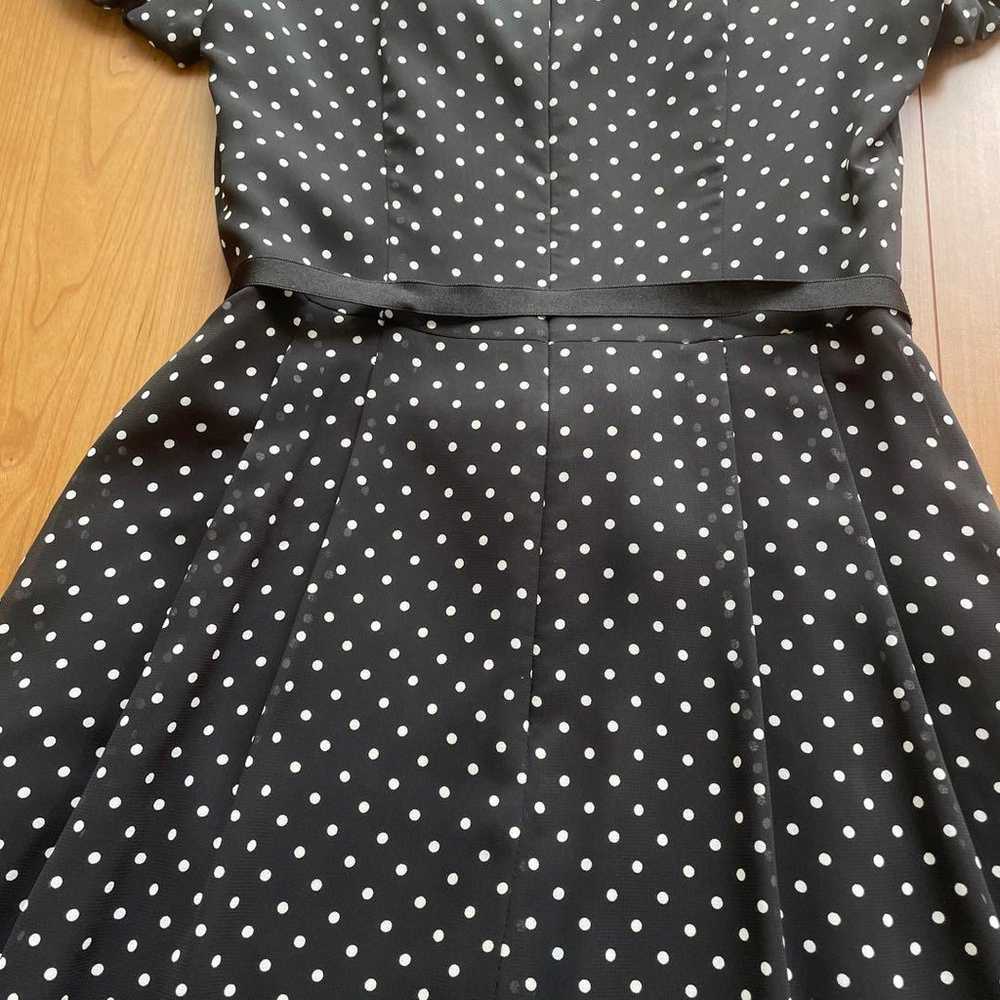 ANAYI Anaï Black Polka Dot Pattern Short Sleeve K… - image 8