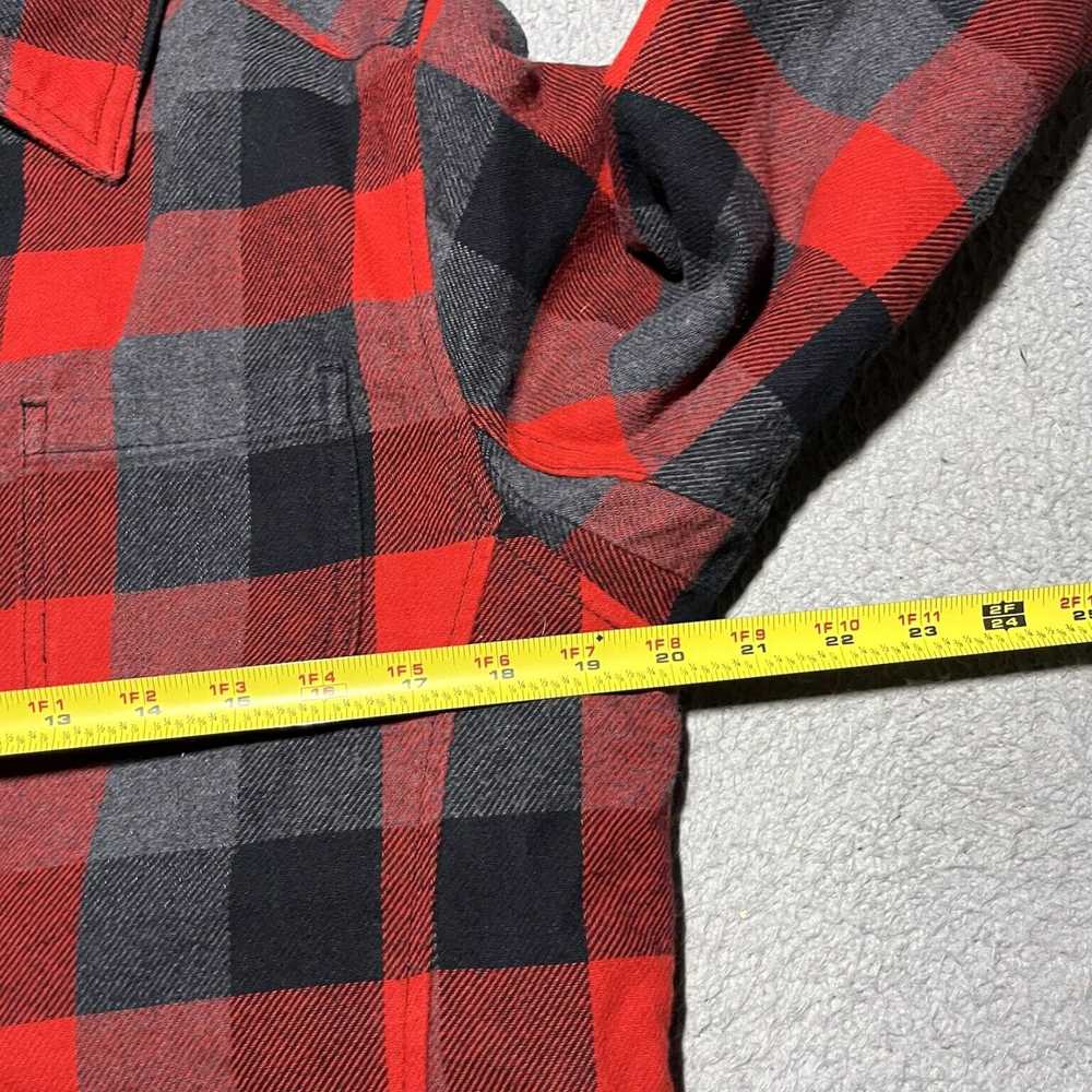 Vintage Womens Small Plaid Flapjac Shirt Jacket b… - image 5