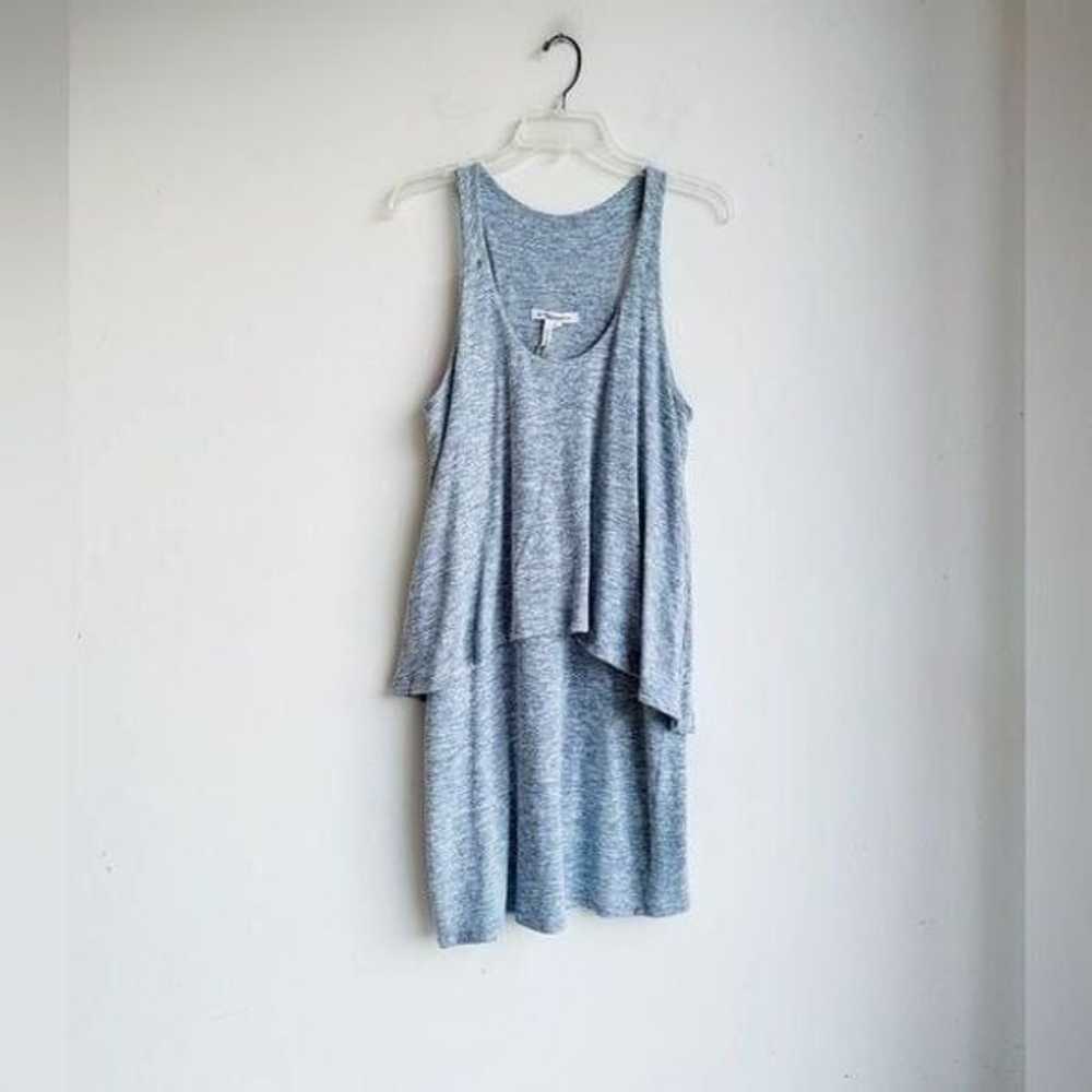 BCBGENERATION | Soft Blue Heathered Tiered Tank D… - image 1