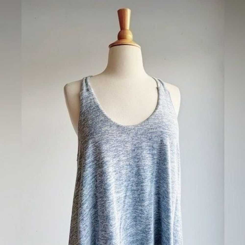 BCBGENERATION | Soft Blue Heathered Tiered Tank D… - image 3