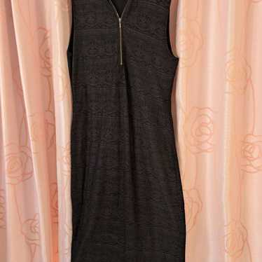 Desigual XL Black Sleeveless Tight Long One-Piece - image 1