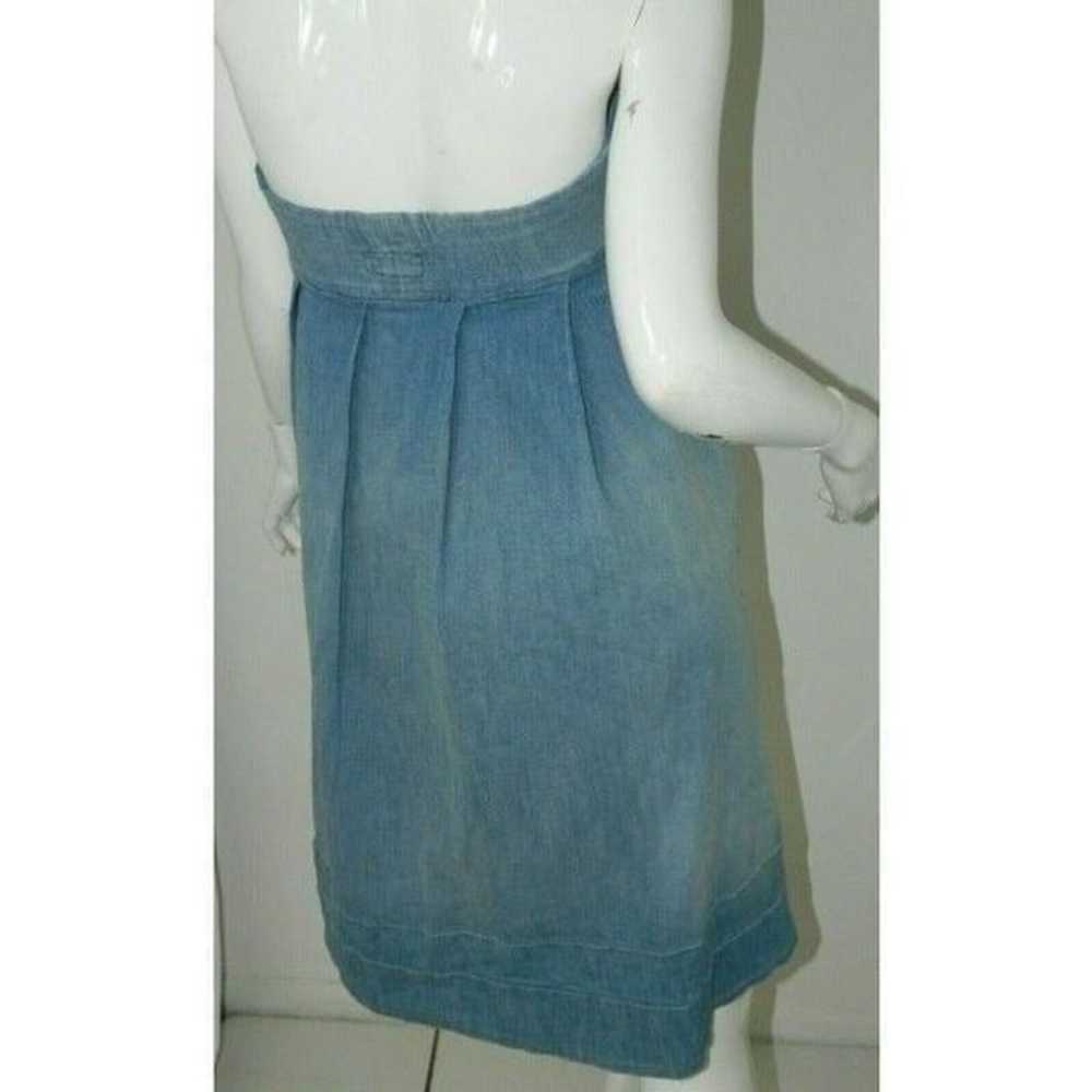 Current Elliot Dress Strapless Denim Mini The Hea… - image 3