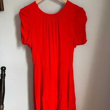 Whistles Cocktail Dress Vermillion red - Size 8 - image 1