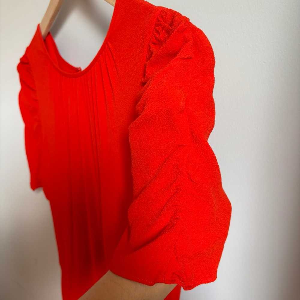 Whistles Cocktail Dress Vermillion red - Size 8 - image 4