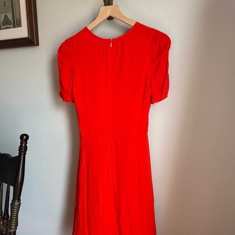 Whistles Cocktail Dress Vermillion red - Size 8 - image 6