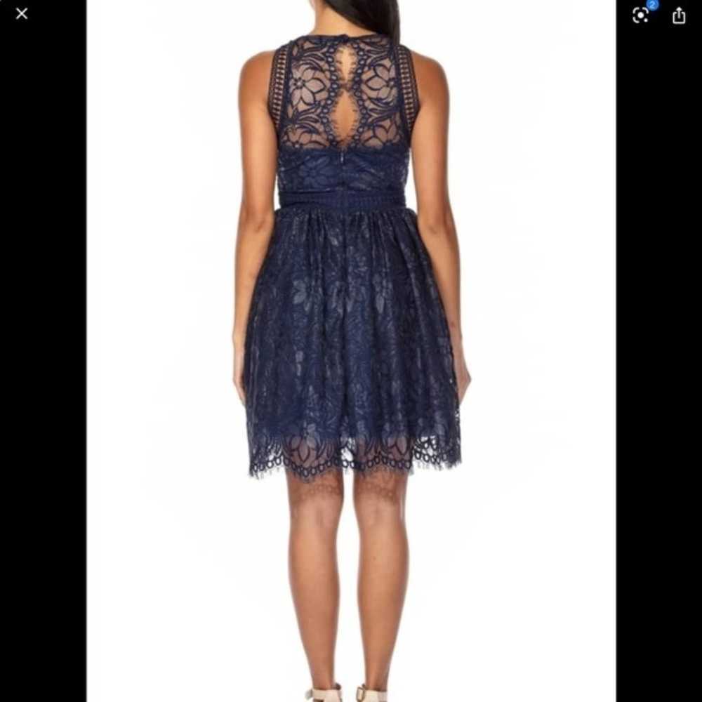 Tfnc Bethany Lace Party Blue/Navy Color Dress Siz… - image 10